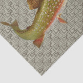 regenboogforel vliegen tissuepapier (Detail)