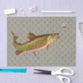 regenboogforel vliegen tissuepapier (Craft)