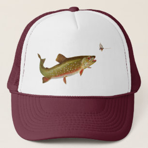  regenboogforel vliegen trucker pet