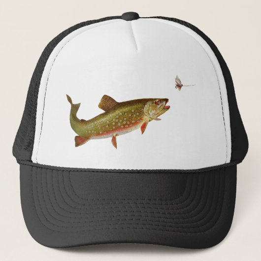 regenboogforel vliegen trucker pet (Voorkant)