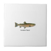 Regenboogforel (zoet water) tegeltje (Voorkant)