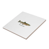 Regenboogforel (zoet water) tegeltje (Zijkant)