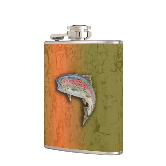 regenboogforelkolf heupfles (Links)