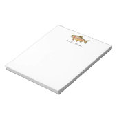 Regenboogforelvisser gepersonaliseerd notitieblok (Linkerzijde)