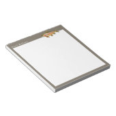 Regenboogforelvisser gepersonaliseerd notitieblok (Schuin)