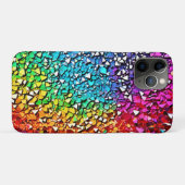 regenboogfragmentmozaïek Case-Mate iPhone case (Achterkant (horizontaal))