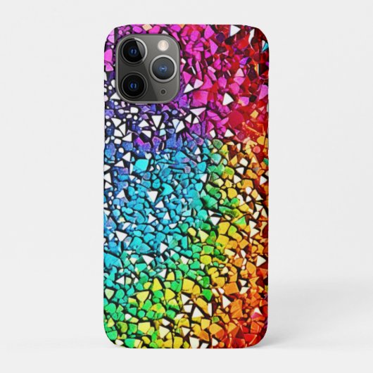 regenboogfragmentmozaïek Case-Mate iPhone case (Achterkant)