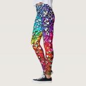 regenboogfragmentmozaïek leggings (Links)