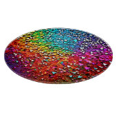 regenboogfragmentmozaïek snijplank (Hoek)