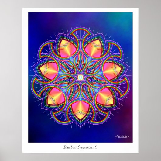 Regenboogfrequenties 6 Poster (Voorkant)