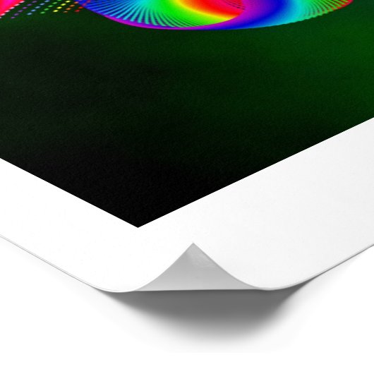 Regenboogfrequenties 7 Poster (Hoek)