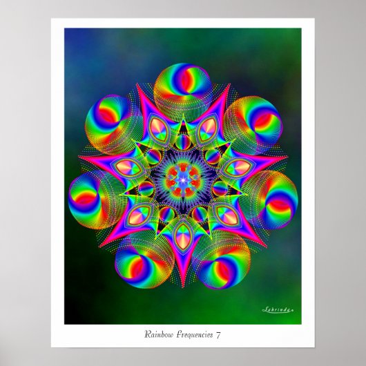 Regenboogfrequenties 7 Poster (Voorkant)