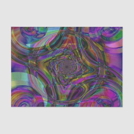 Regenbooggebied TWO Tissuepapier (Voorkant)