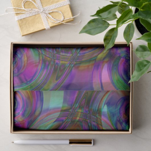 Regenbooggebied TWO Tissuepapier (Geschenk)