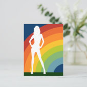 regenbooggedemper briefkaart (Staand voorkant)