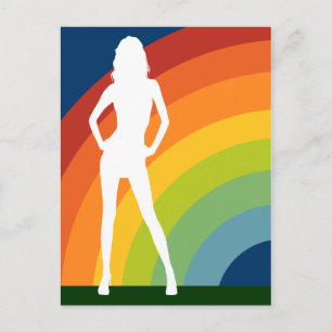 regenbooggedemper briefkaart