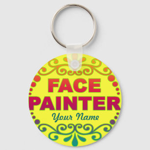 Regenbooggeel Sleutelhanger