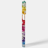 REGENBOOGGEKLEURDE 3-D PAPIEREN LOOK BLOEMBLAADJES Case-Mate iPhone CASE (Achterkant / Rechts)