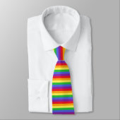 Regenbooggekleurde strepen stropdas (Gebonden)