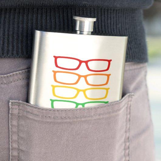 Regenbooggelassen Flacon (Voorbeeld)