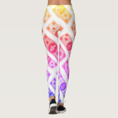 regenbooggeld leggings (Achterkant)