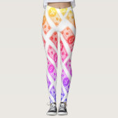 regenbooggeld leggings (Voorkant)