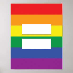 Regenbooggelijkheid Poster