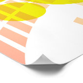 regenbooggeluidsgolven II abstract Poster (Hoek)