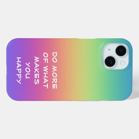 Regenbooggeluk Case-Mate iPhone Case (Achterkant (horizontaal))