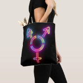 Regenbooggender Tote Bag (Dichtbij)