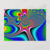 Regenbooggenerator - Fractal Briefkaart (Voorkant)