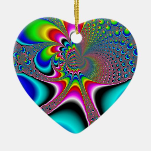 Regenbooggenerator - Fractal Keramisch Ornament (Voorkant)