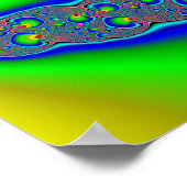 Regenbooggenerator - Fractal Poster (Hoek)