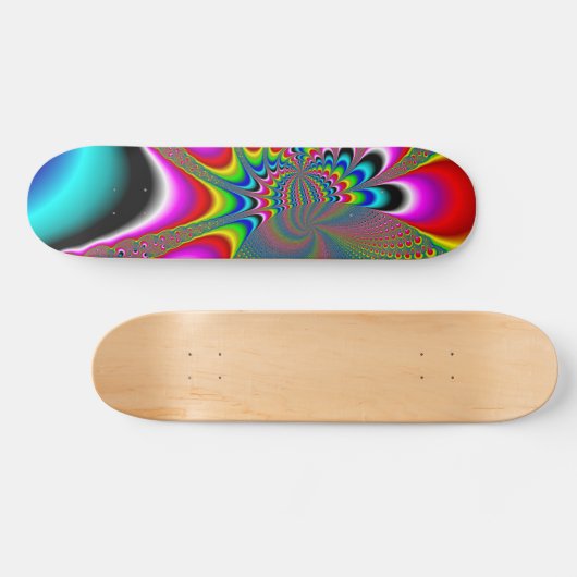 Regenbooggenerator - Fractal Skateboard (Horizontaal)