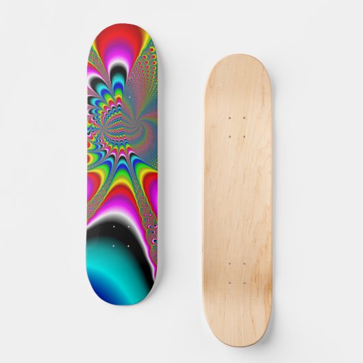 Regenbooggenerator - Fractal Skateboard (Voorkant)