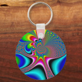 Regenbooggenerator - Fractal Sleutelhanger (Voorkant)