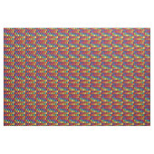 Regenbooggeometrisch patroon stof (Yard (91,4 cm))