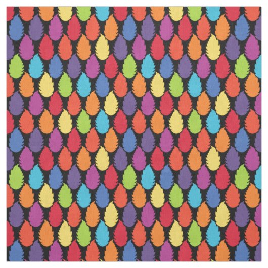 Regenbooggeometrisch patroon stof (Swatch)