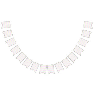 Regenbooggeometrisch Vlaggetjes