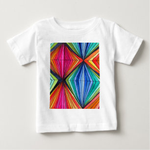 Regenbooggeometrische optische kunst