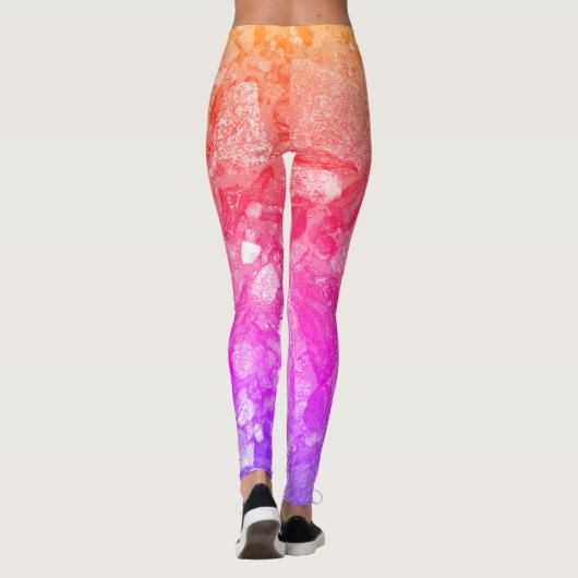 regenbooggesteenten leggings (Achterkant)