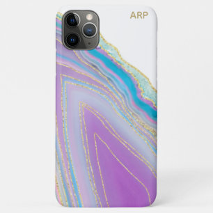 *~* Regenbooggewas - Glitter Veins Pastel Case-Mate iPhone Case