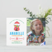  regenboogggom foto verjaardagsuitnodiging kaart (Staand voorkant)