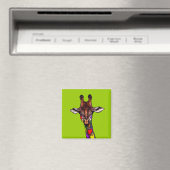 RegenboogGiraffe Magneet (Insitu (Vaatwasser))