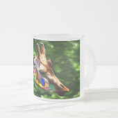 RegenboogGiraffe Matglas Koffiemok (Voorkant rechts)