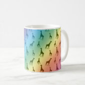 Regenbooggiraffen Koffiemok (Voorkant rechts)
