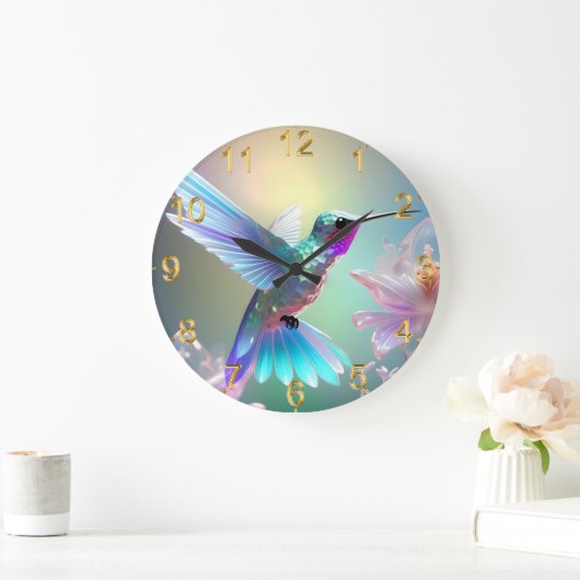 Regenboogglas kolibrie, grote klok (Huis)