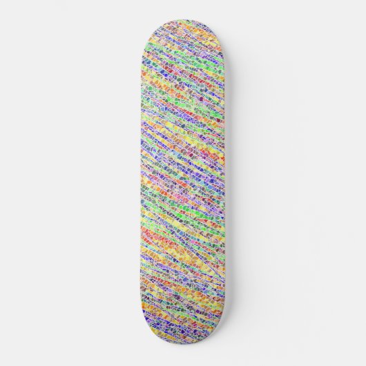 Regenboogglas Persoonlijk Skateboard (Voorkant)