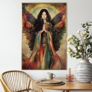 Regenbooggodin Iris Griekse mythologie Boheemse ku Poster
