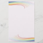 Regenbooggolf Briefpapier (Voorkant)